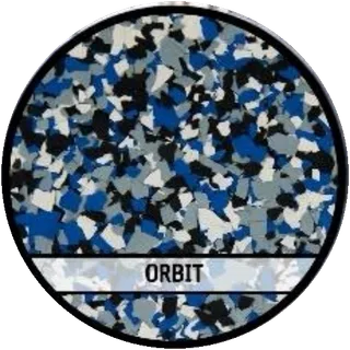 Orbit epoxy flake blend